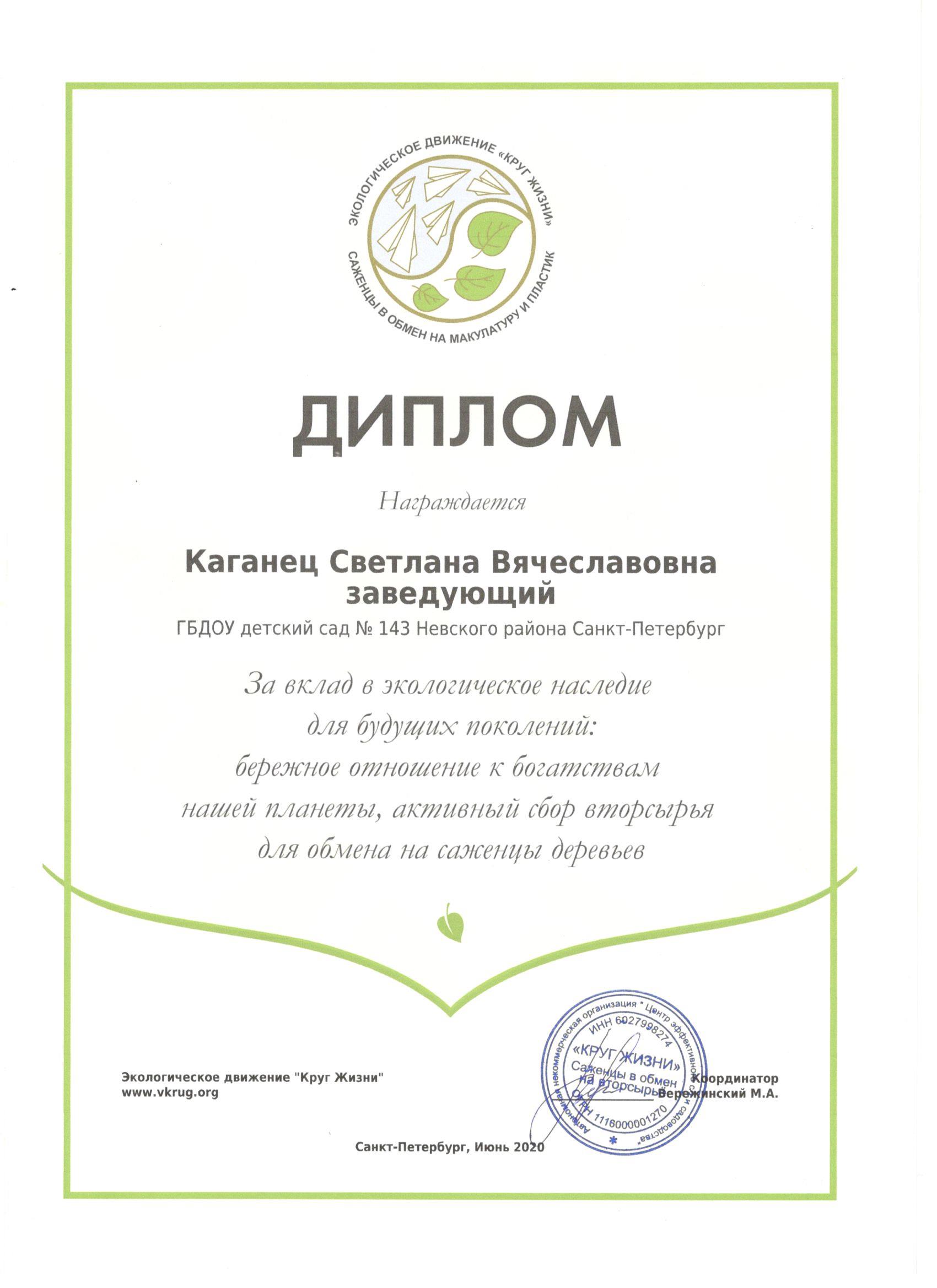 круг жизни каганец