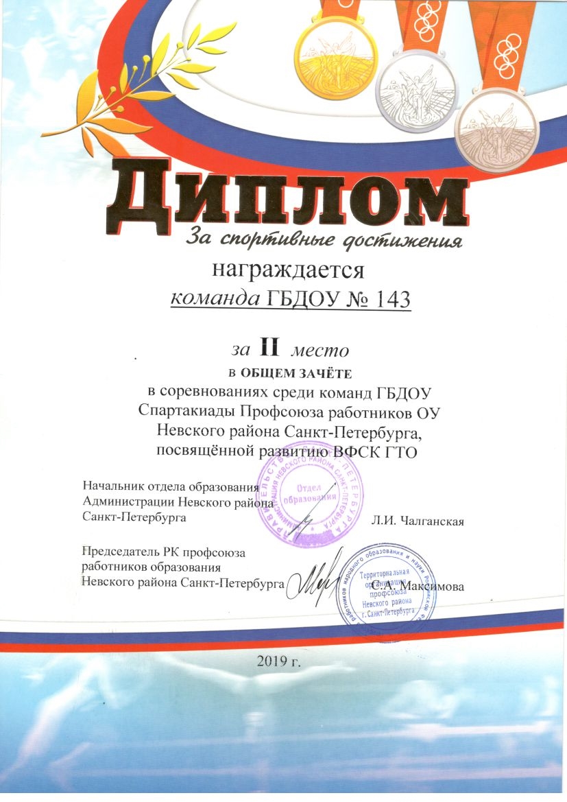 общий зачет 2 место